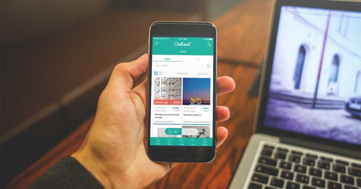 app, onreal, studenti, annunci