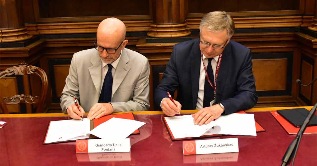 università, padova, vilnius, accordo, 2022
