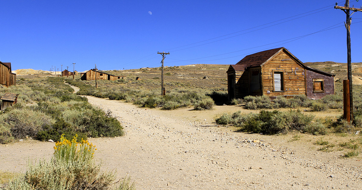 la città fantasma di Bodie