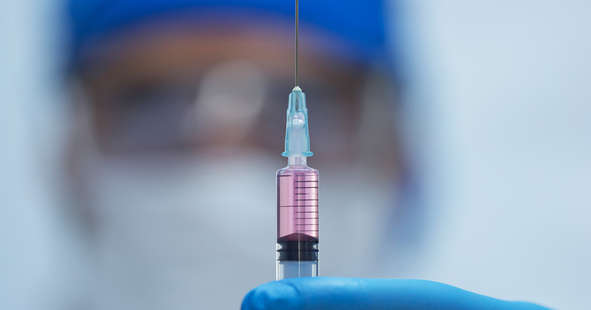 siringa per la vaccinazione