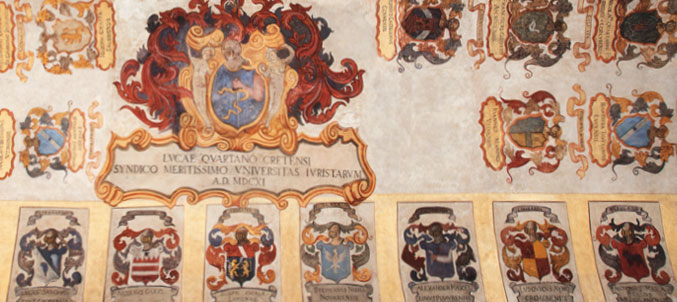 stemmi del cortile del bo