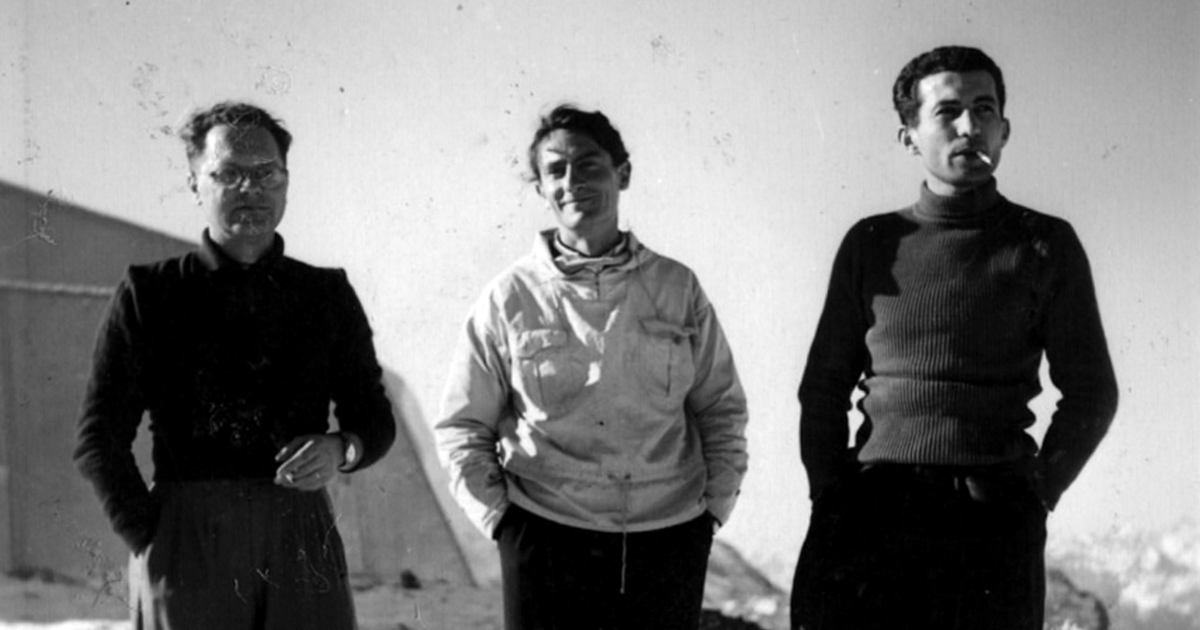 Amaldi, Bernardini e Pancini sul Plateau Rosa