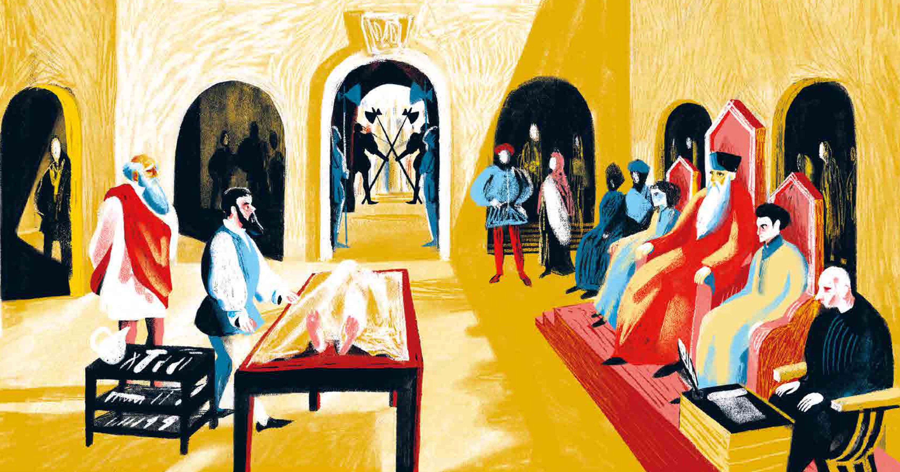 Una illustrazione tratta dal libro "Il mistero dell'anatomista" Una illustrazione tratta dal libro "Il mistero dell'anatomista"