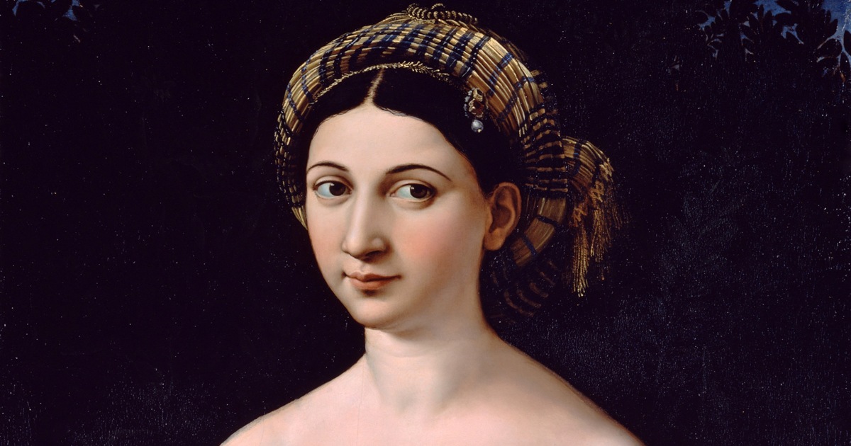 La Fornarina di Raffaello (dettaglio) La Fornarina di Raffaello (dettaglio)
