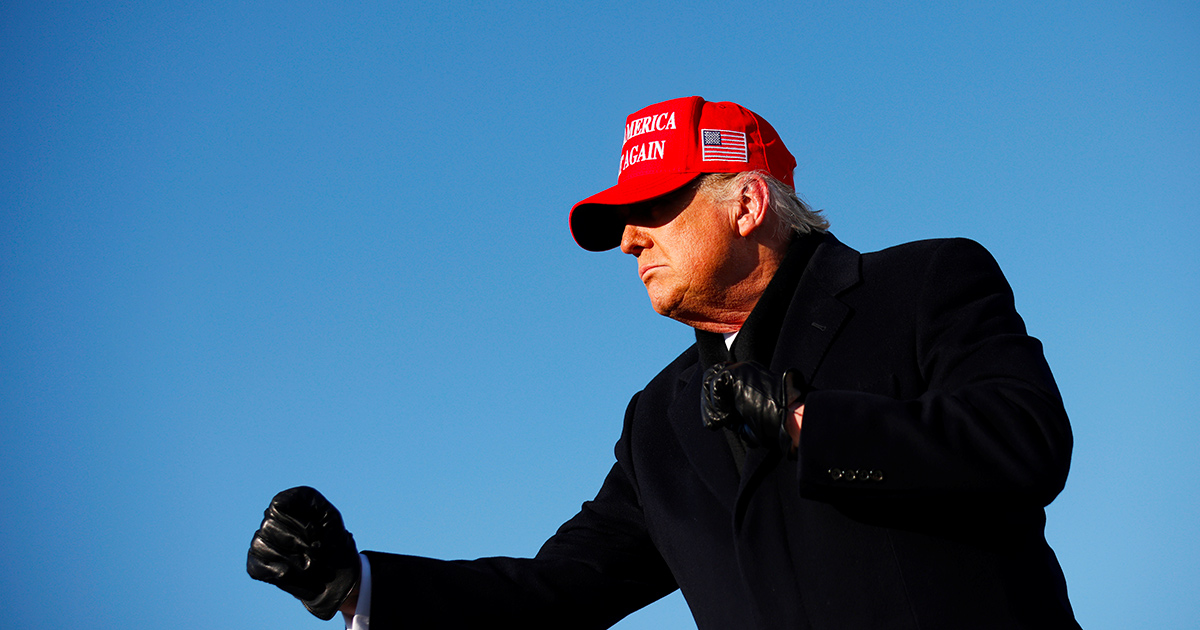 Donal Trump in Iowa elezioni 2020
