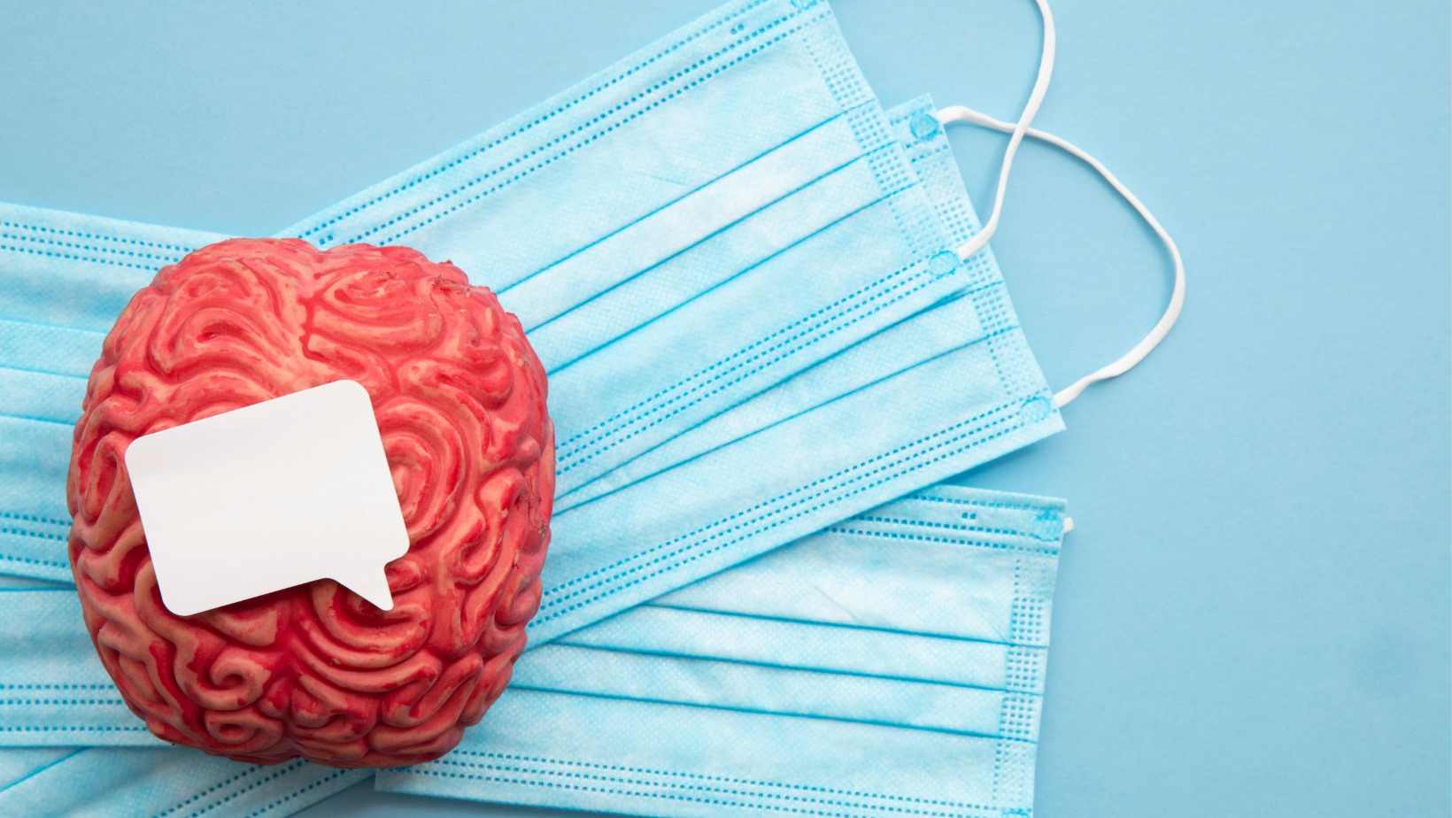 cervello e mascherine