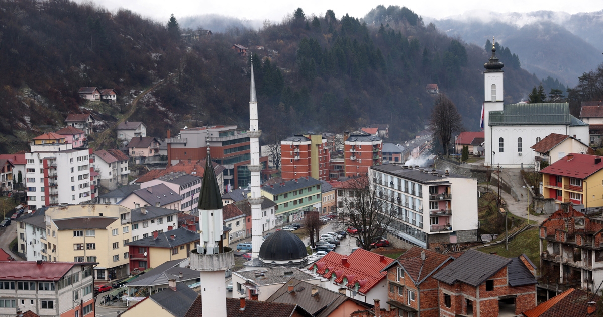 La città di Srebrenica