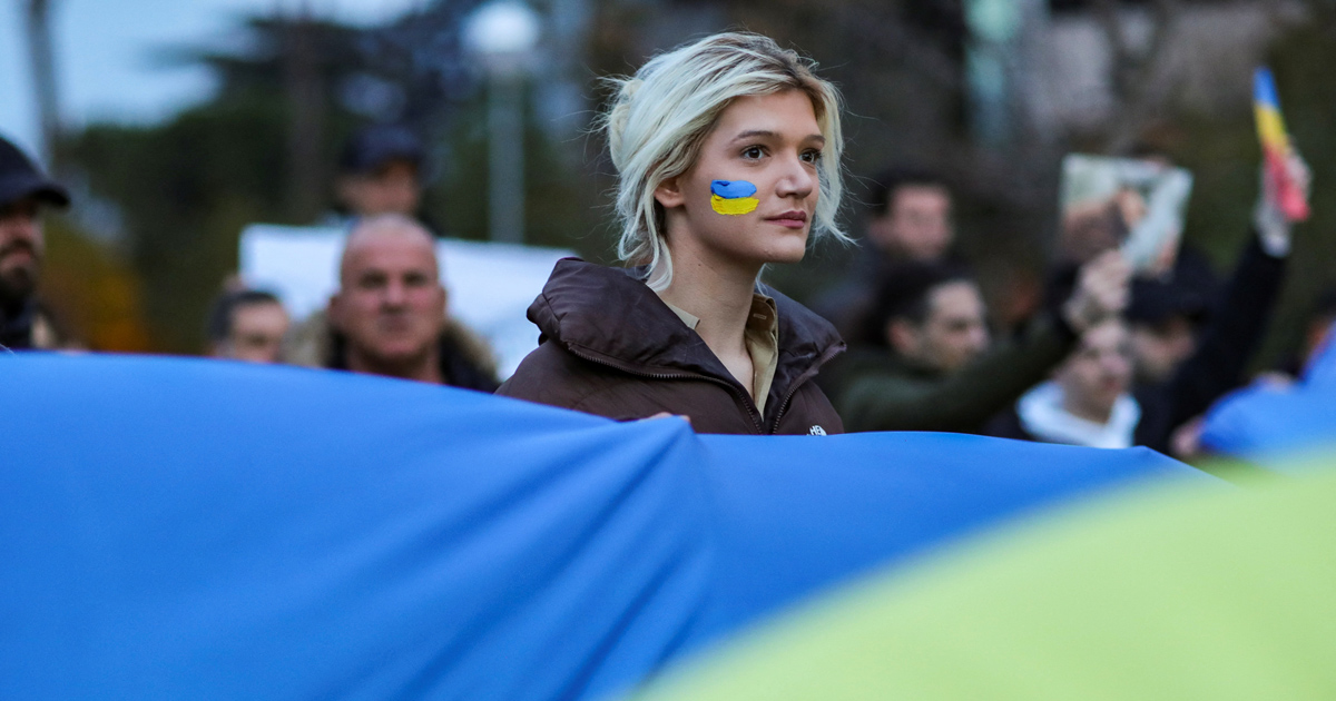 Manifestazione di protesta contro la guerra in Ucraina. Foto: Reuters Manifestazione di protesta contro la guerra in Ucraina. Foto: Reuters
