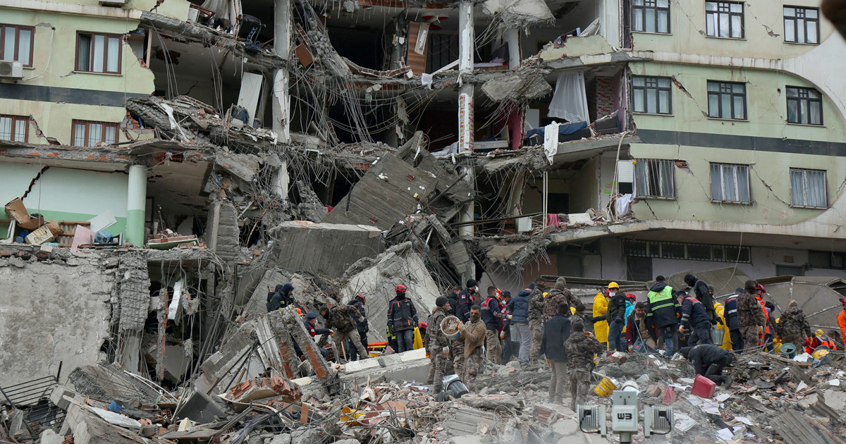 I danni causati dal terremoto in Turchia. Foto: Reuters