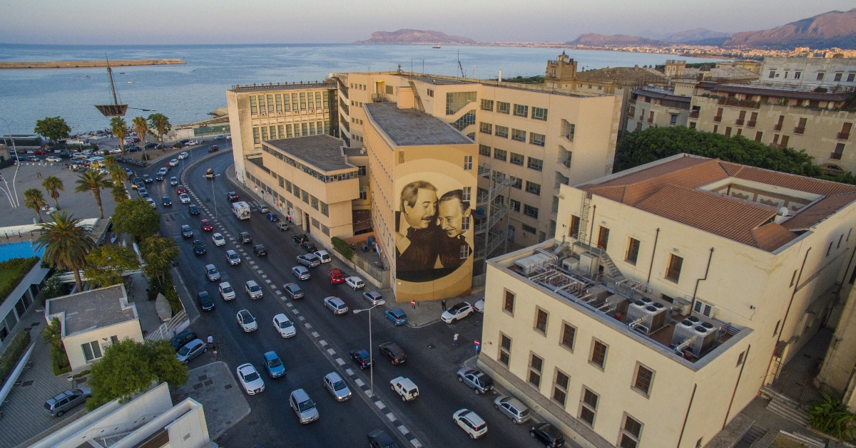 murale falcone borsellino