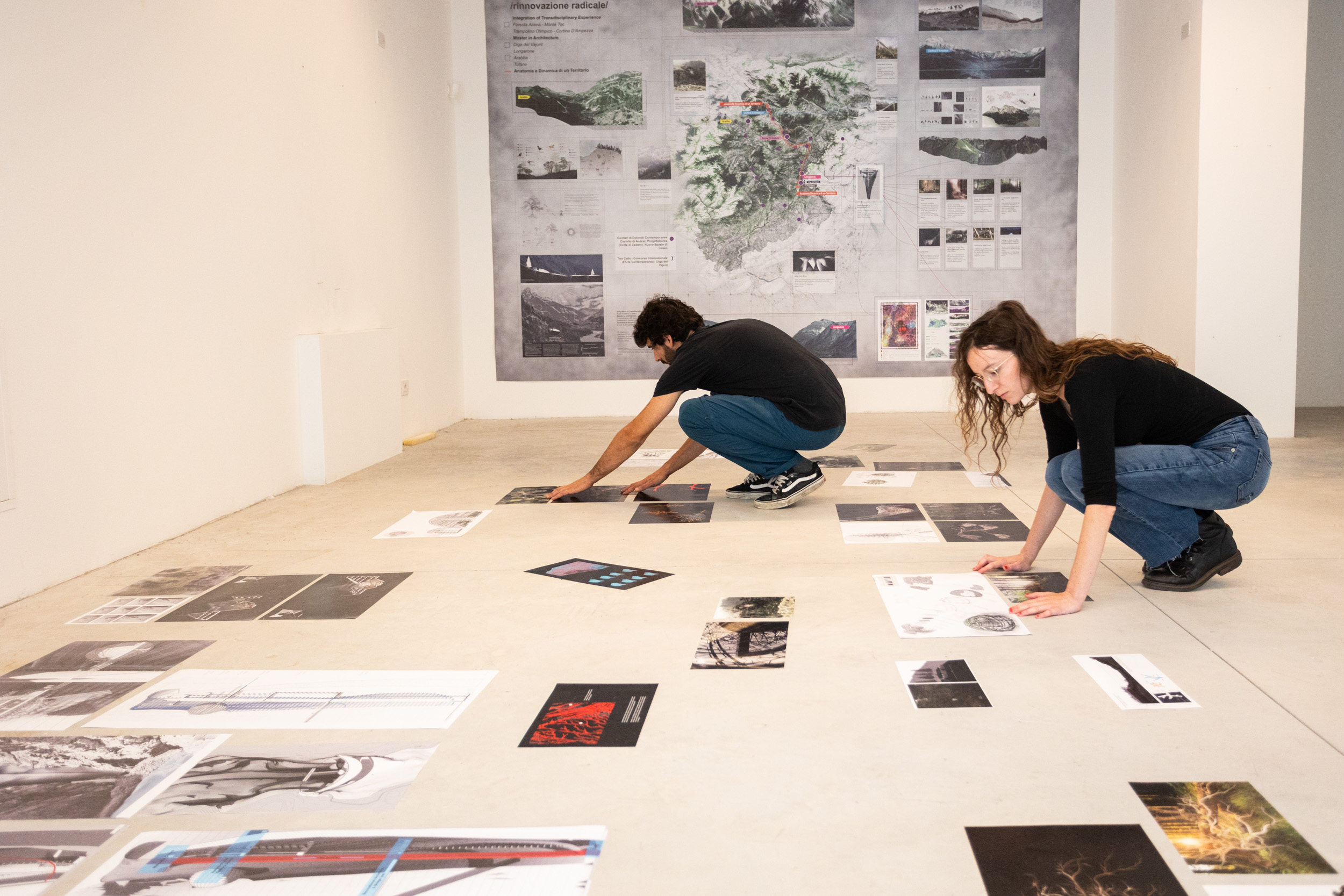 Nuovo spazio di Casso, l'ex scuola riaperta nel 2012 e gestita da Dolomiti contemporanee, foto: Massimo Pistore