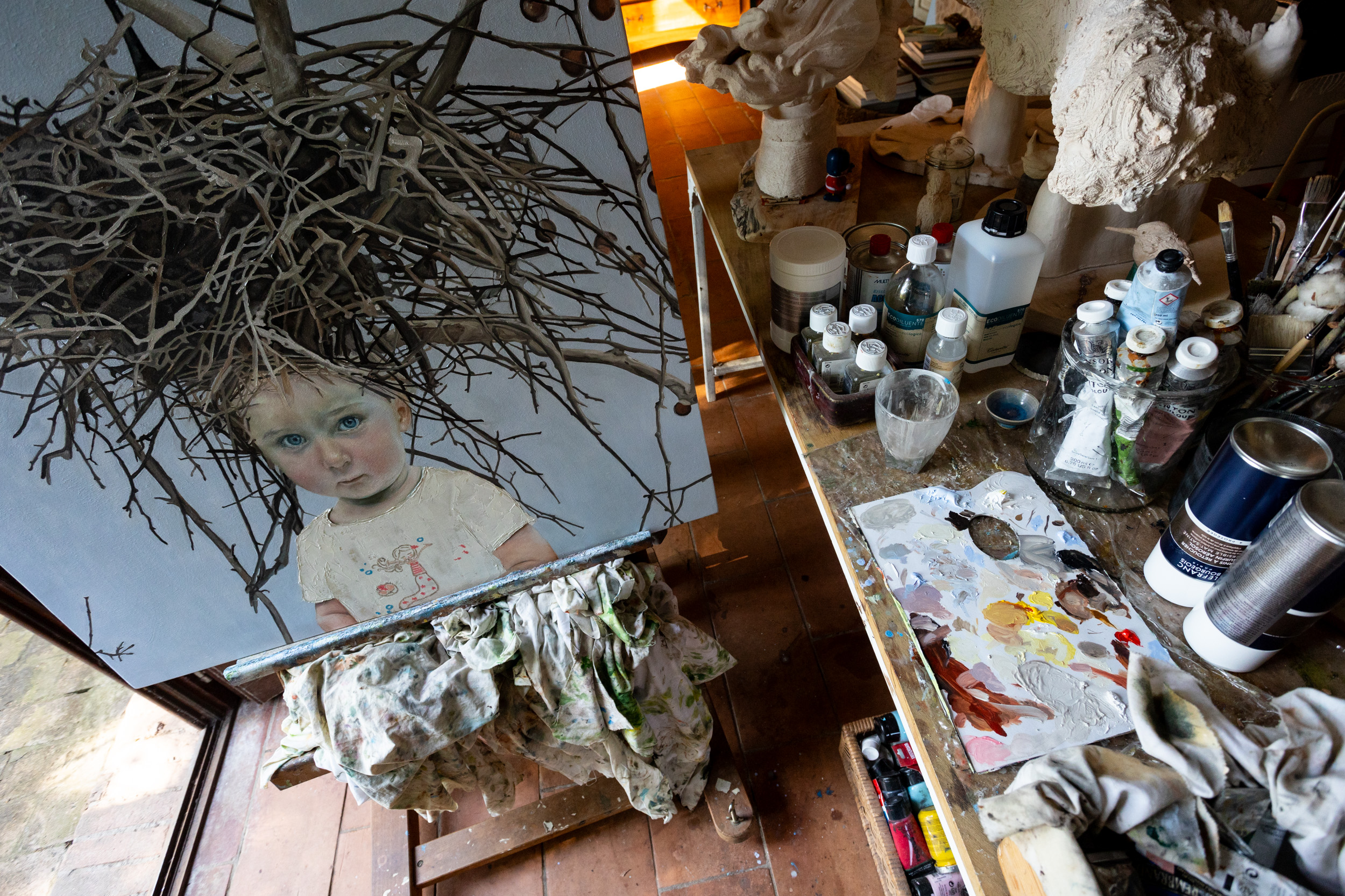 L'atelier di Alessandra Puppola. Foto: Massimo Pistore 