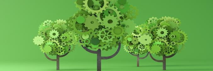 disegno alberi meccanici green