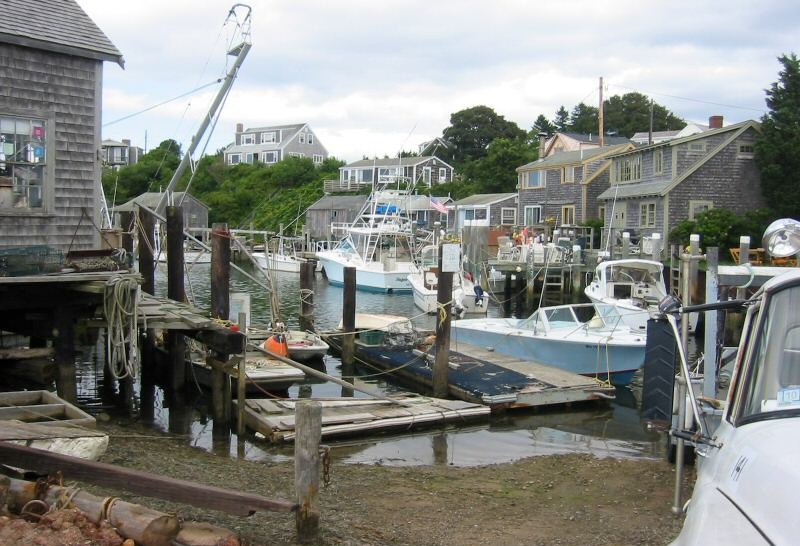 Il villaggio di pescatori di Menemsha sull’isola di Martha’s Vineyard, dove è stato girato “Lo squalo”