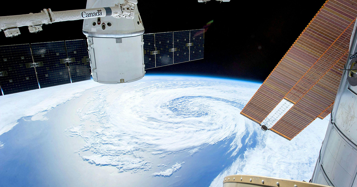 La Terra vista dalla stazione spaziale internazionale. Foto: Pexel/SpaceX