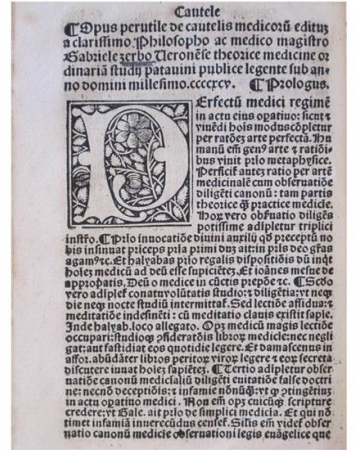 De cautelis medicorum De cautelis medicorum