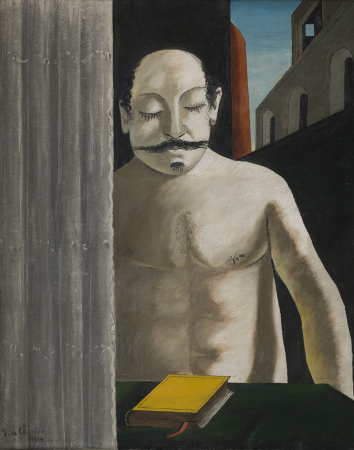 Giorgio de Chirico, Il cervello del bambino (Le Cerveau de l’enfant), 1914, olio su tela, 60 x 65 cm. Moderna Museet, Stockholm, Purchase 1964 (The Museum of Our Wishes) © Giorgio de Chirico, by SIAE 2022